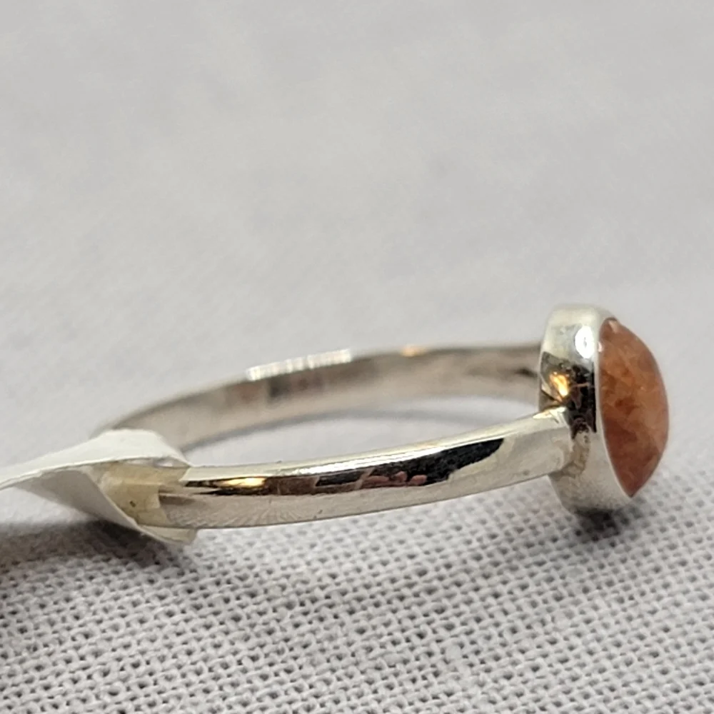 925 Sterling Silver sterling sunstone